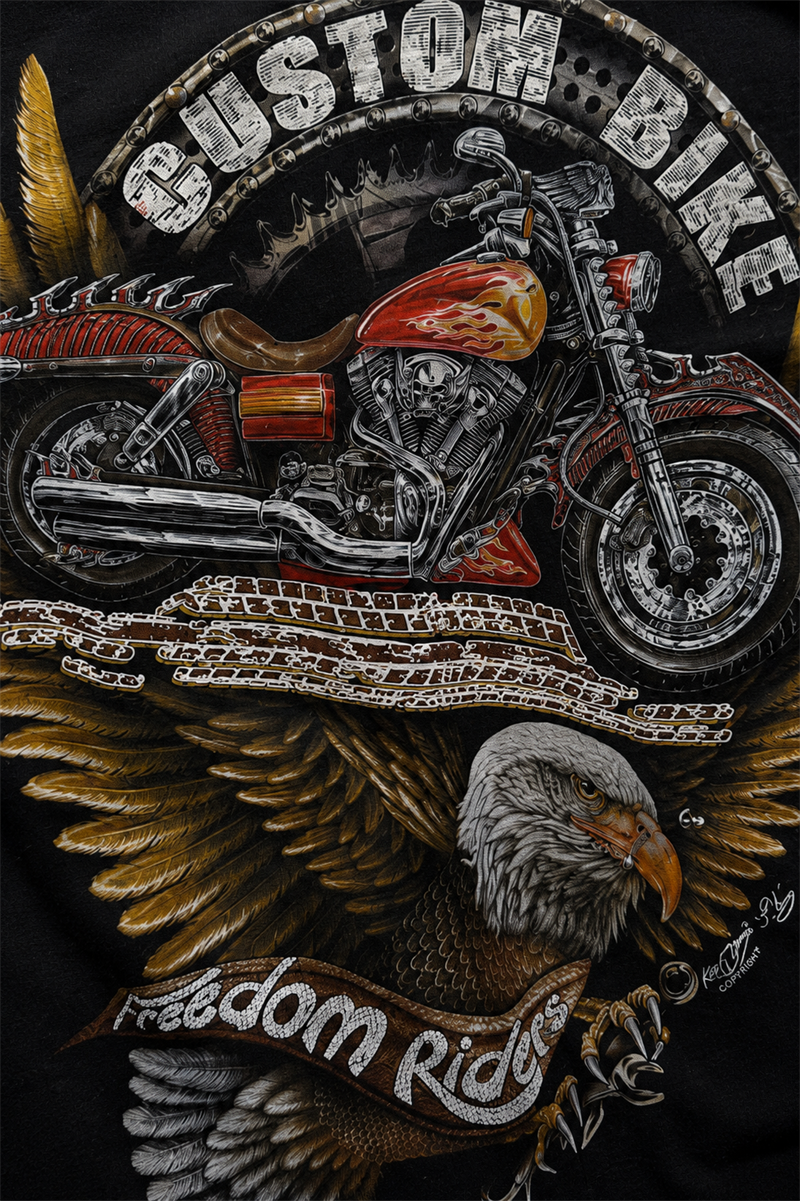 Y2K Rock Chang Biker Tişört