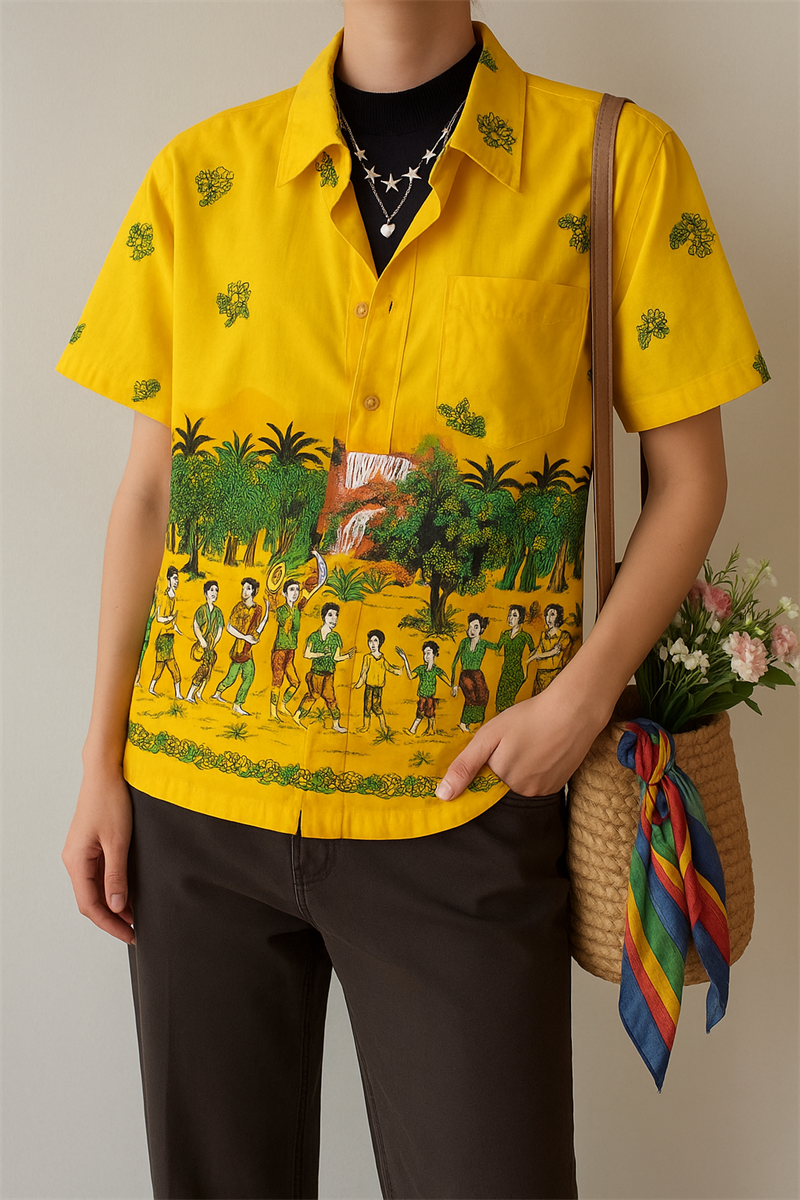 Yellow Hawaii Gömlek