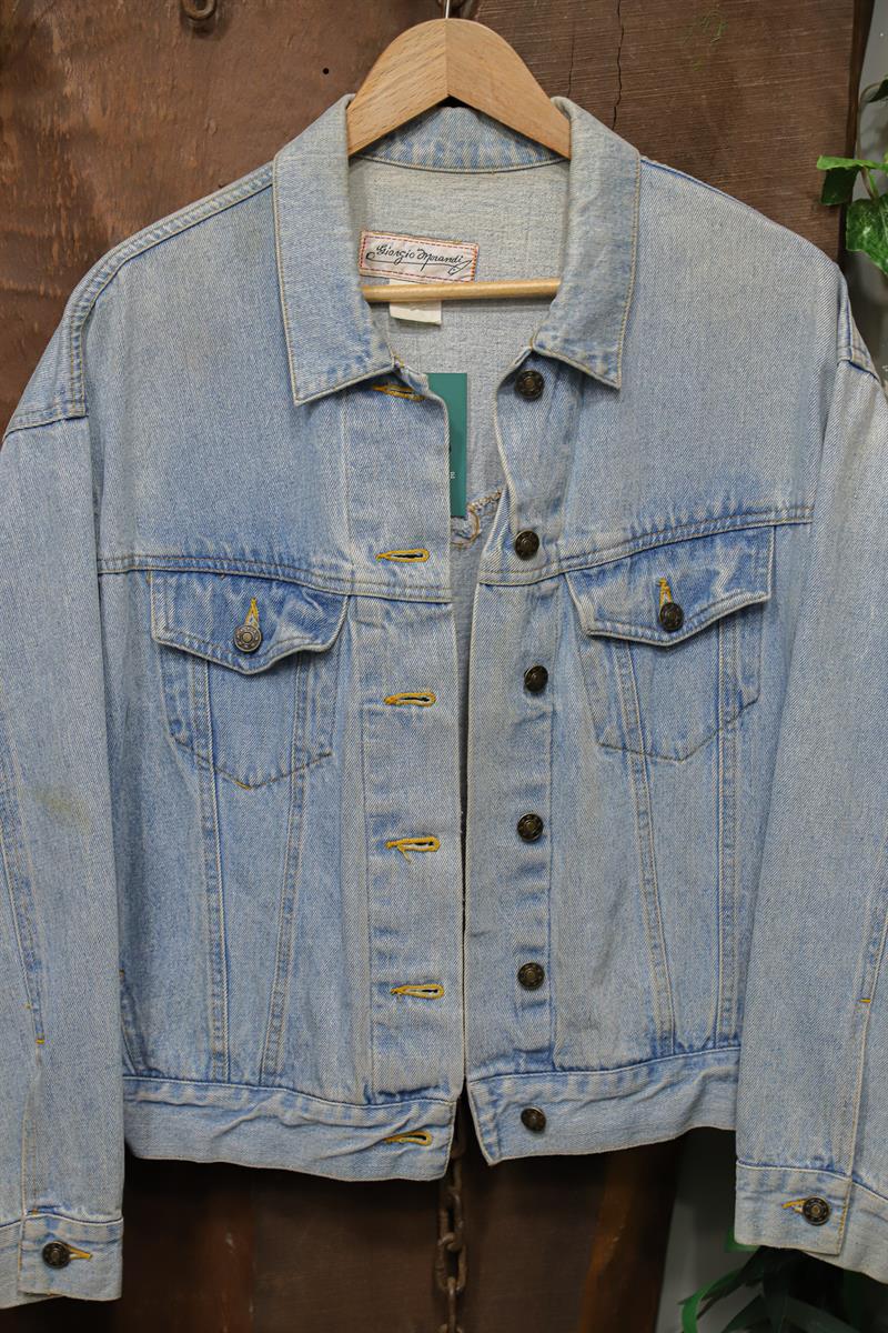 Yıkama Jean Oversize Kot Ceket