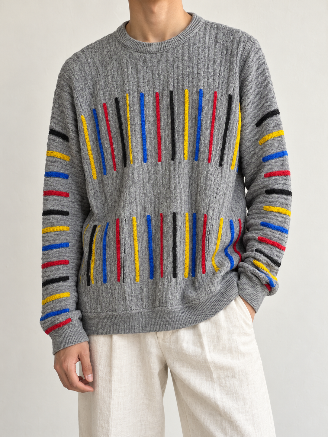 1980s Art School Coogi Tarz Kazak