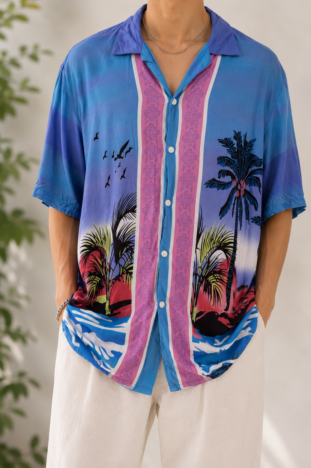 1990s Hawaii Salaş Gömlek