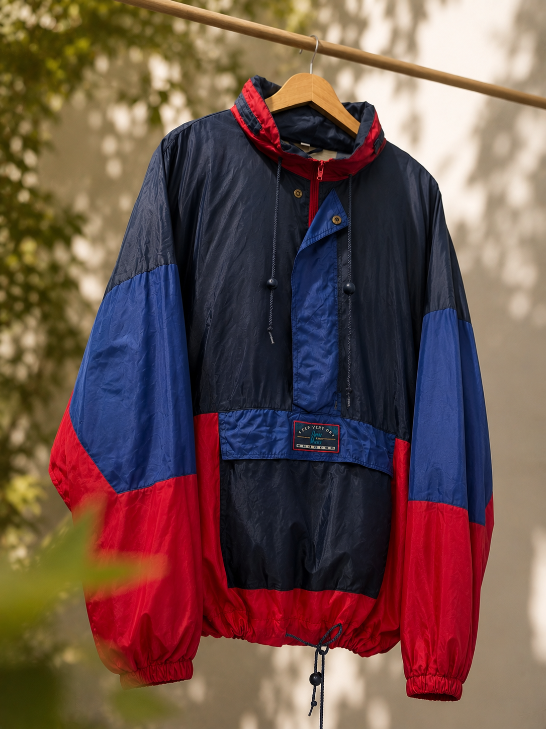 1990s Oversize Yağmurluk/Ceket
