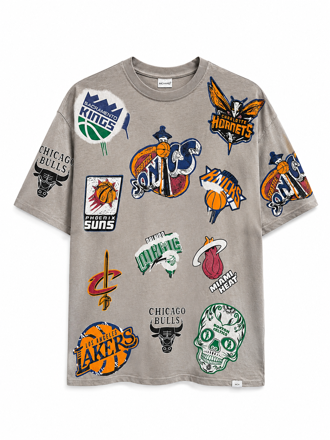 2000s NBA Logo Salaş Tişört
