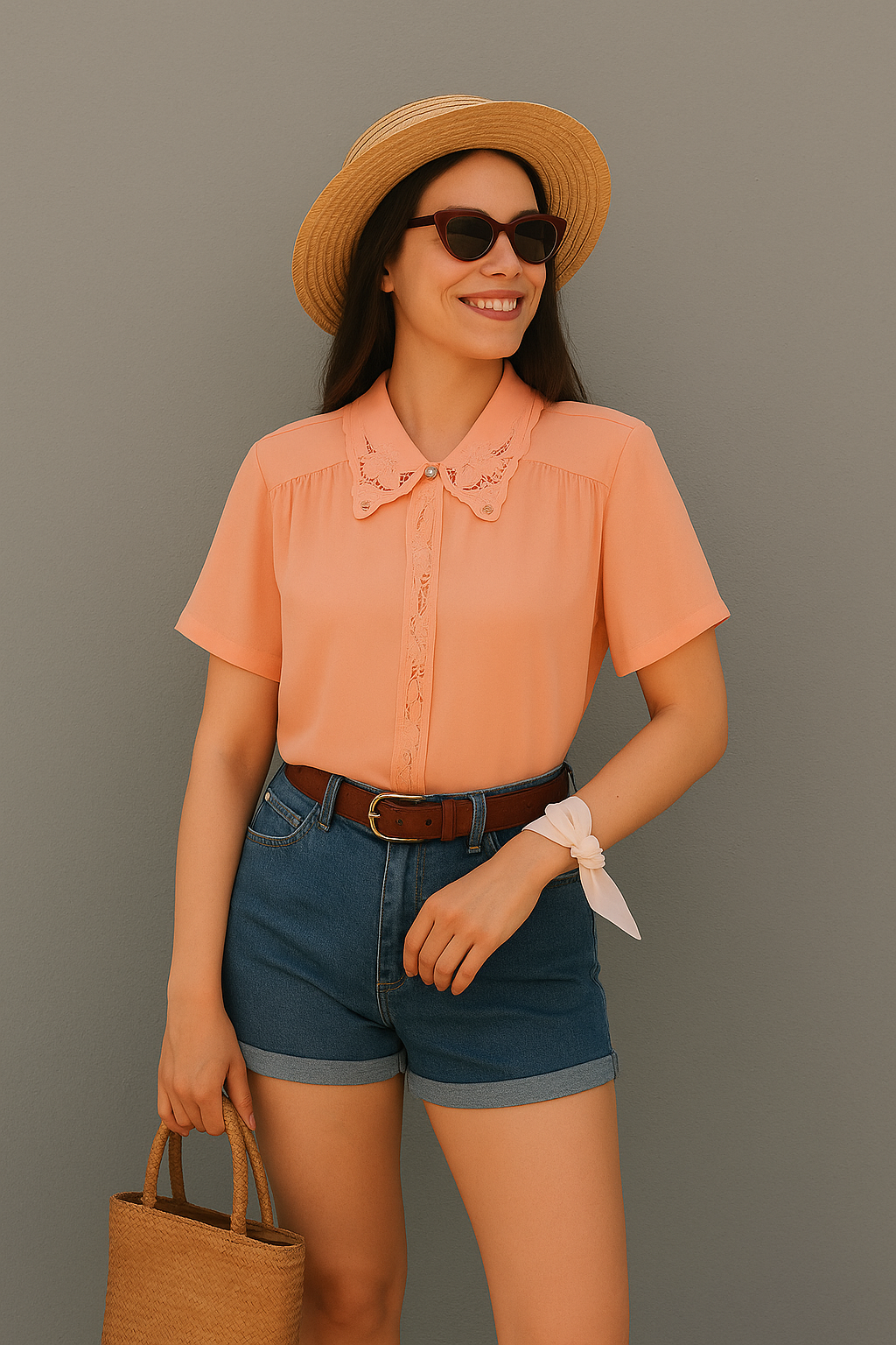 70s Paris Kadın Gömlek