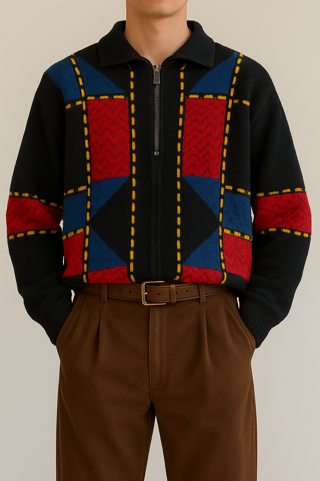 80s Bold Pattrens Kazak