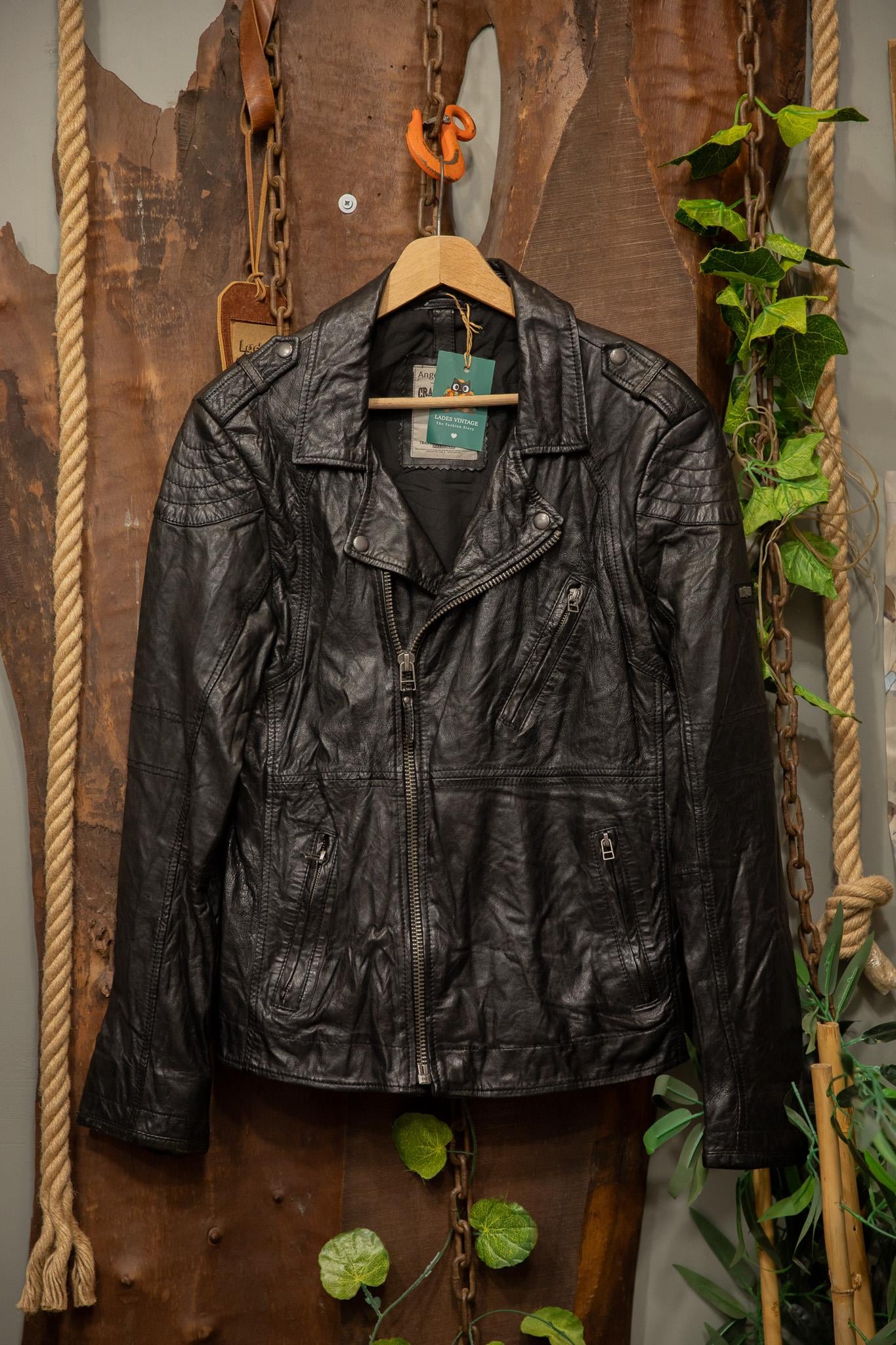 80s/90s Biker Deri Ceket