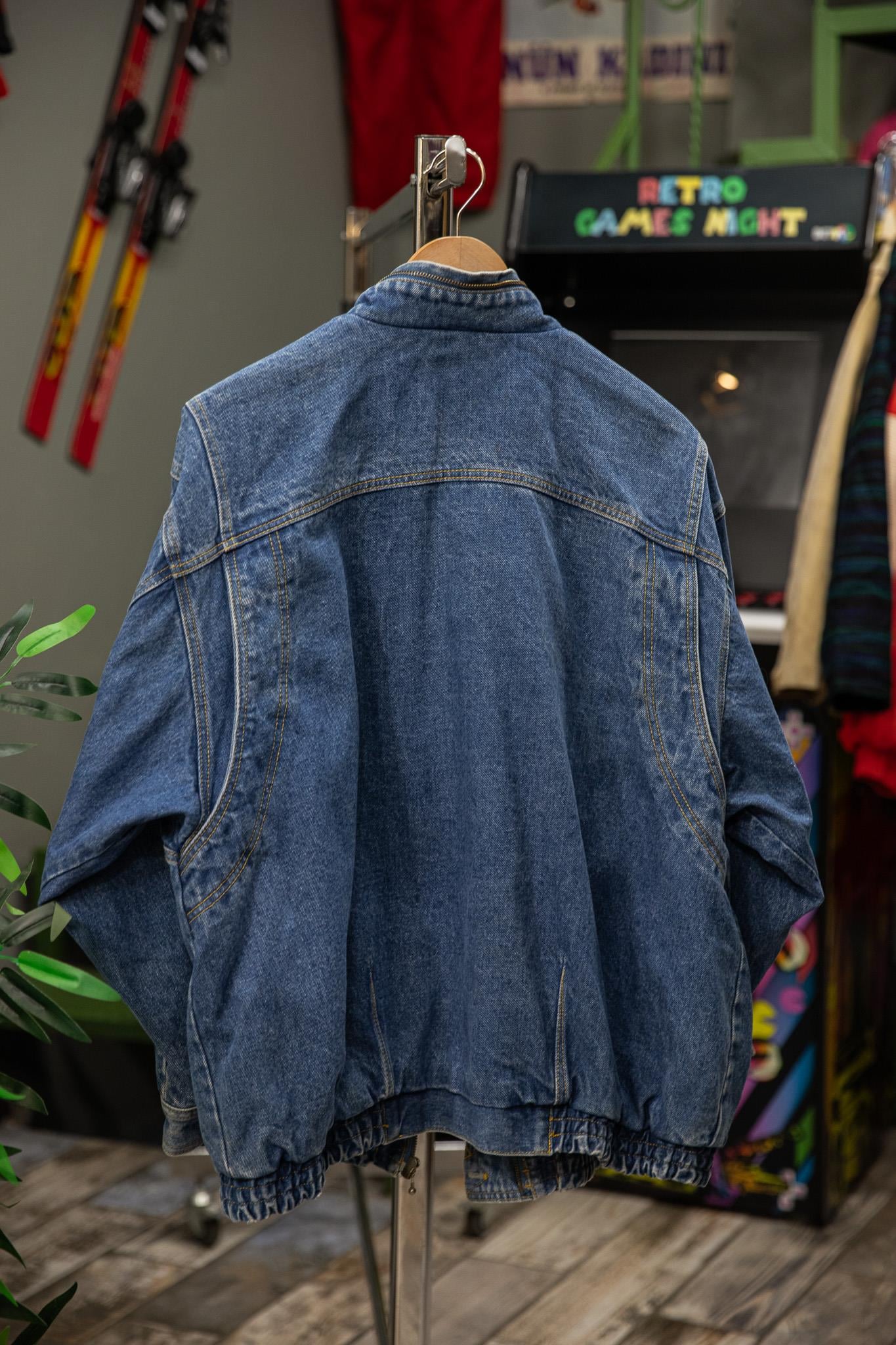90LAR MODEL RENKLİ KOT CEKET
