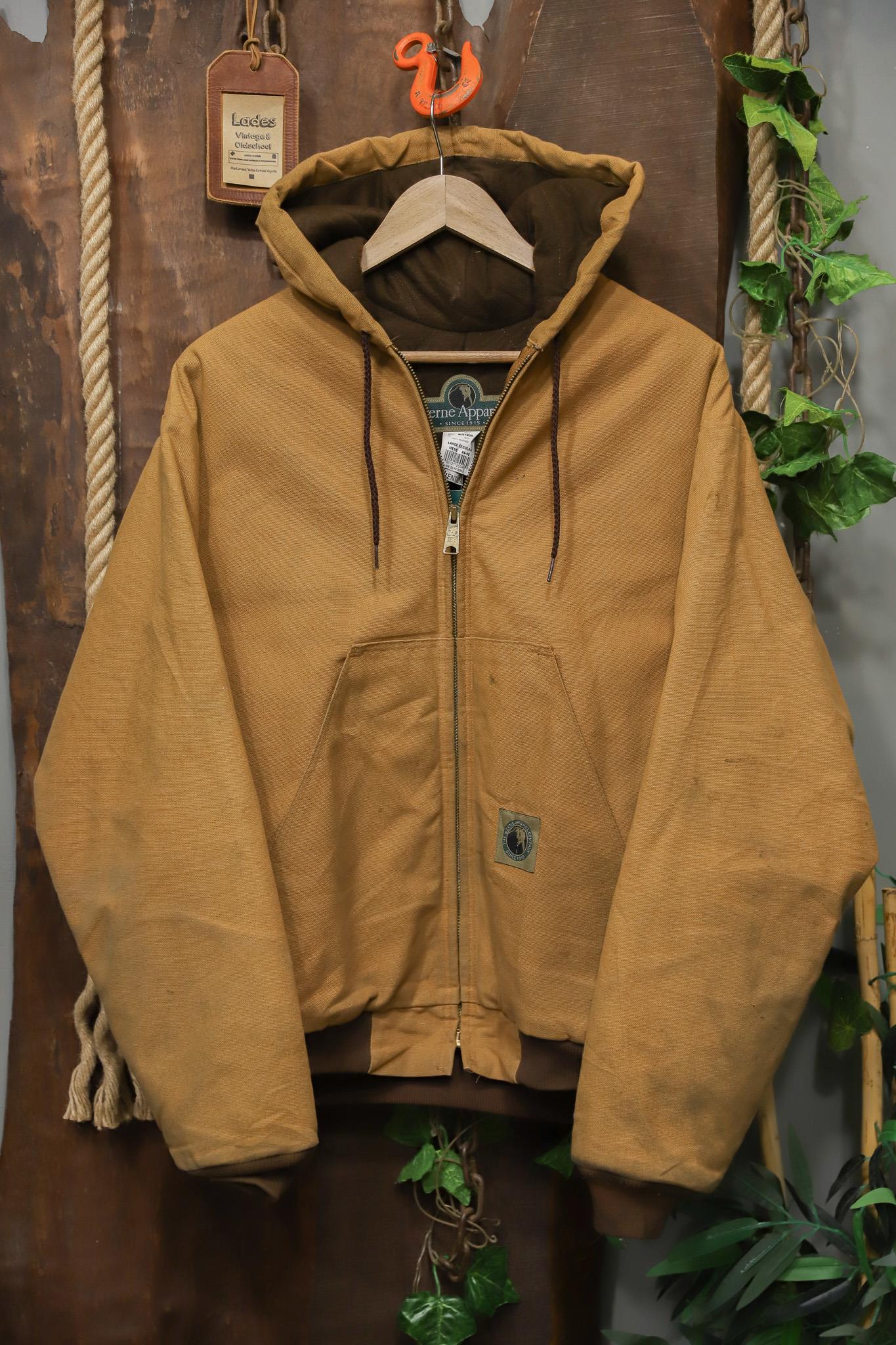 90's Canvas American Hooded Ceket/Mont