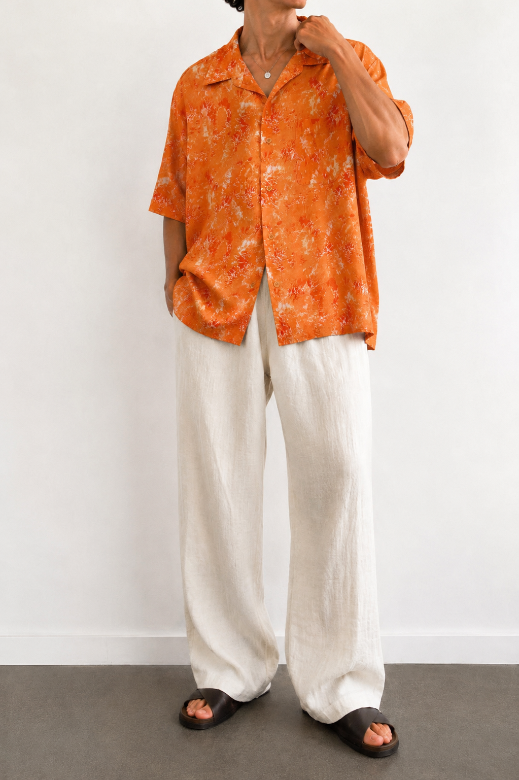 90s Festival Batik Desen Gömlek