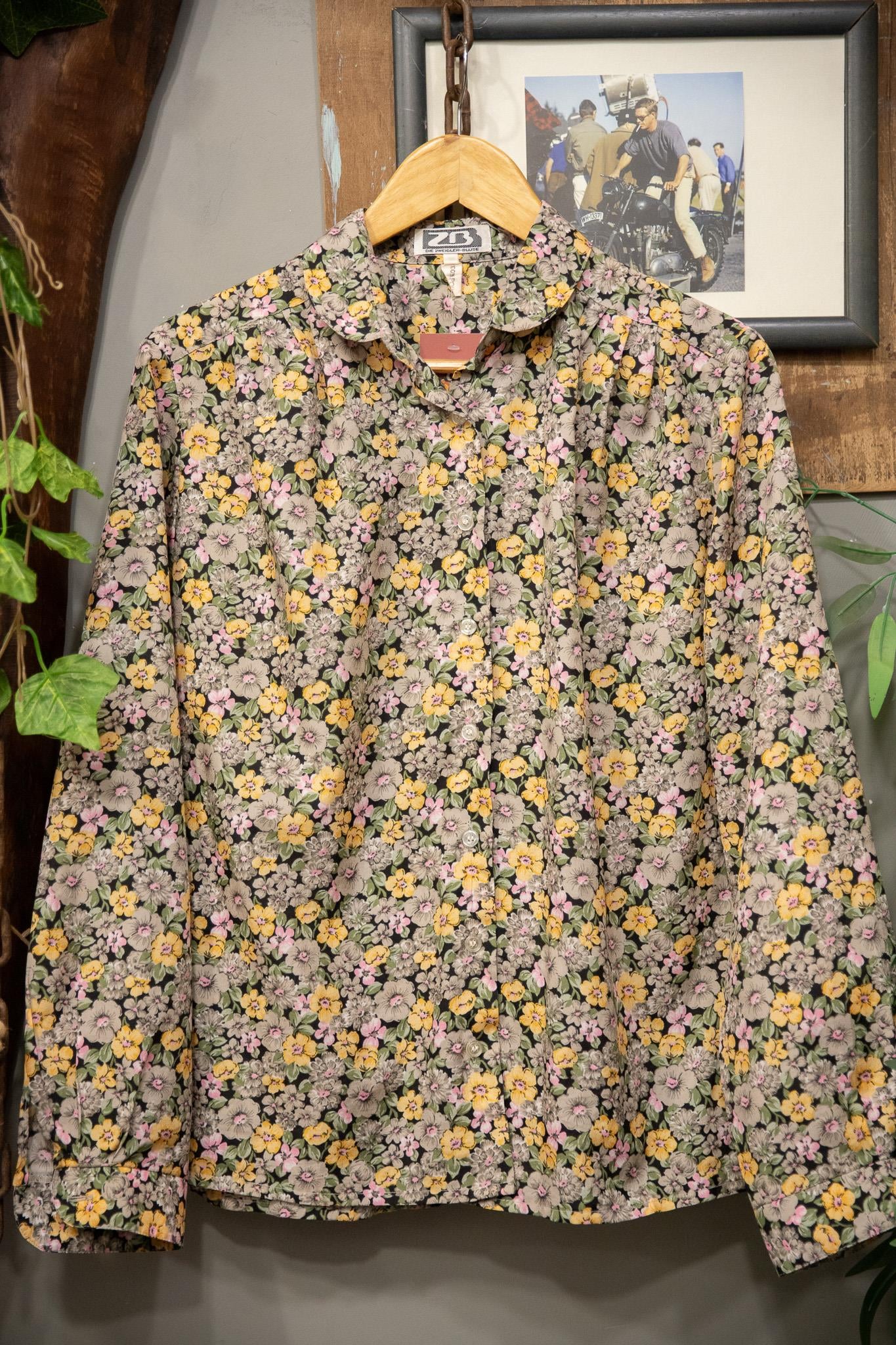 90s Flower Kadın Gömlek