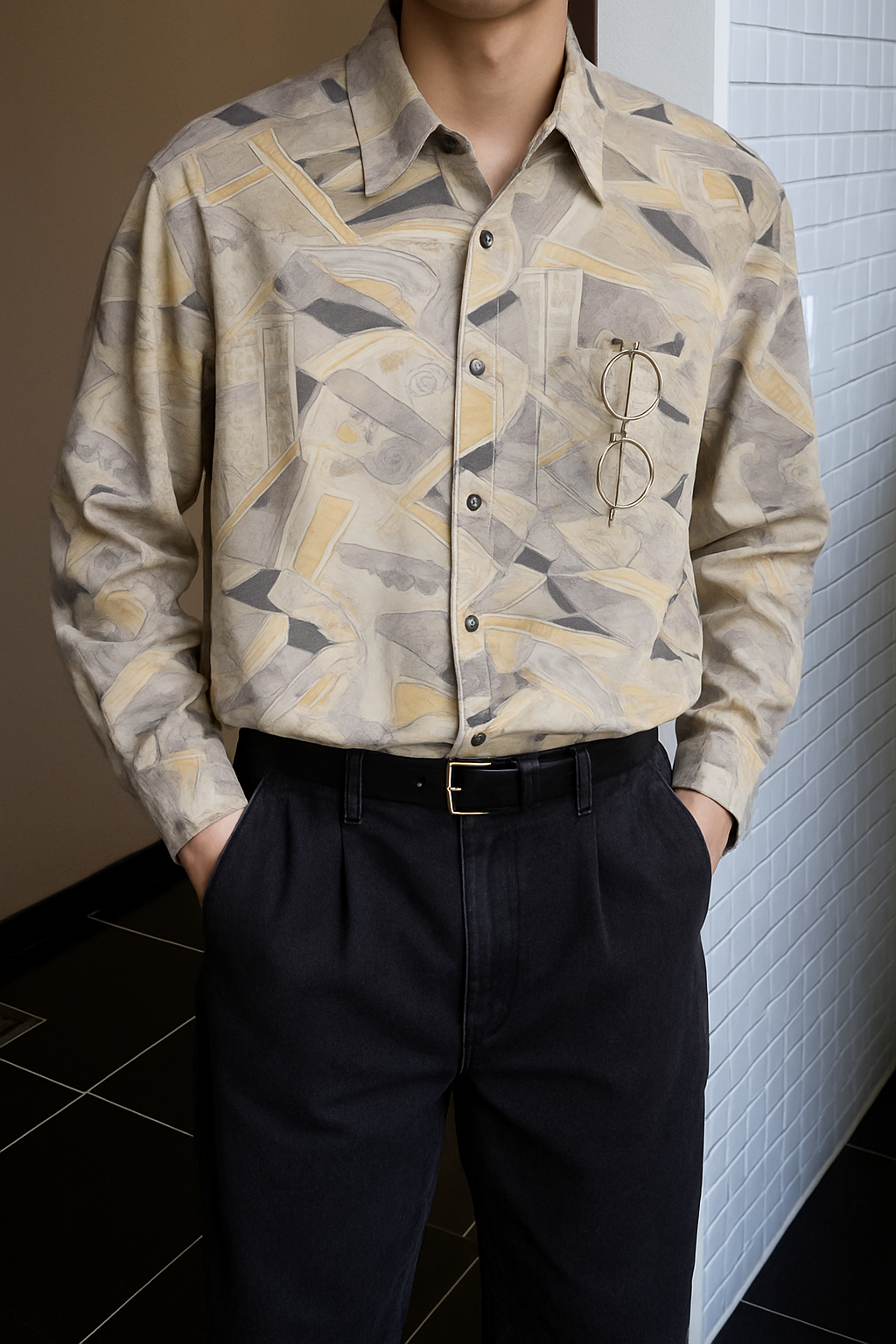 90s İtalian Salaş Gömlek