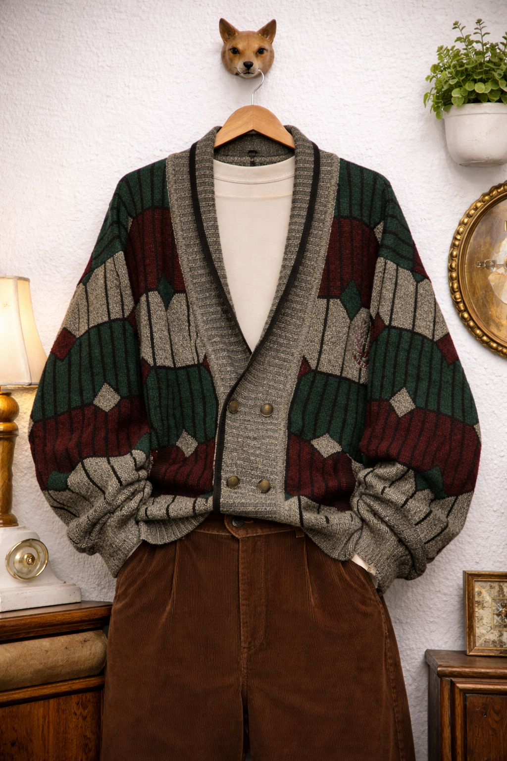90's Italy Oversize Hırka
