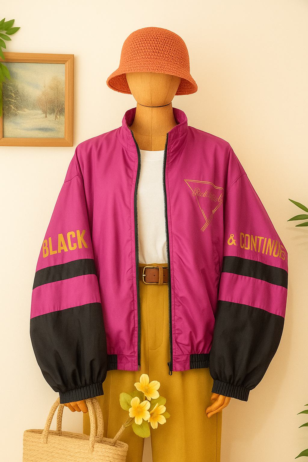 90's Multicolor Spor Ceket
