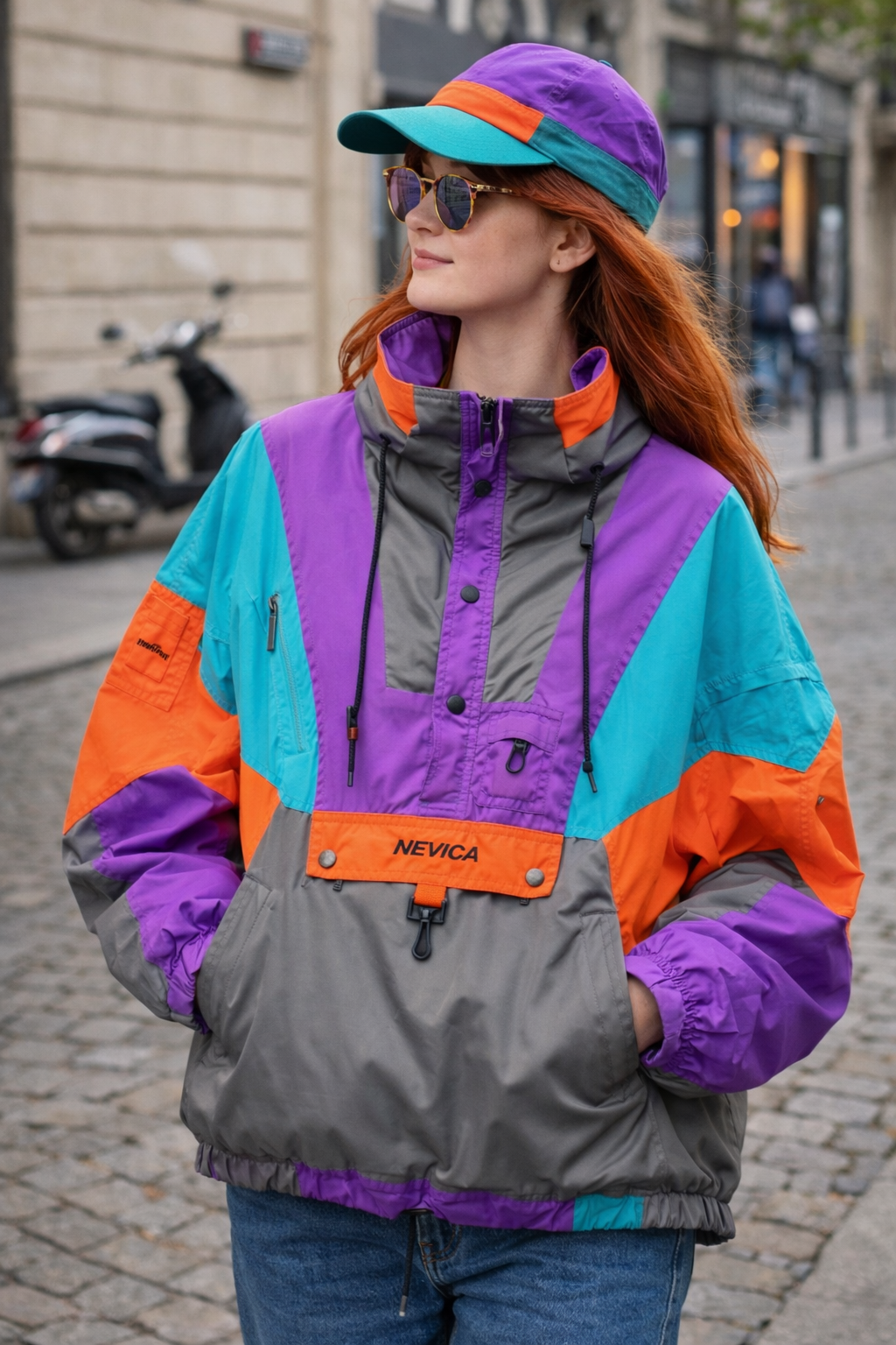 90's Nevica Multicolor Spor Ceket