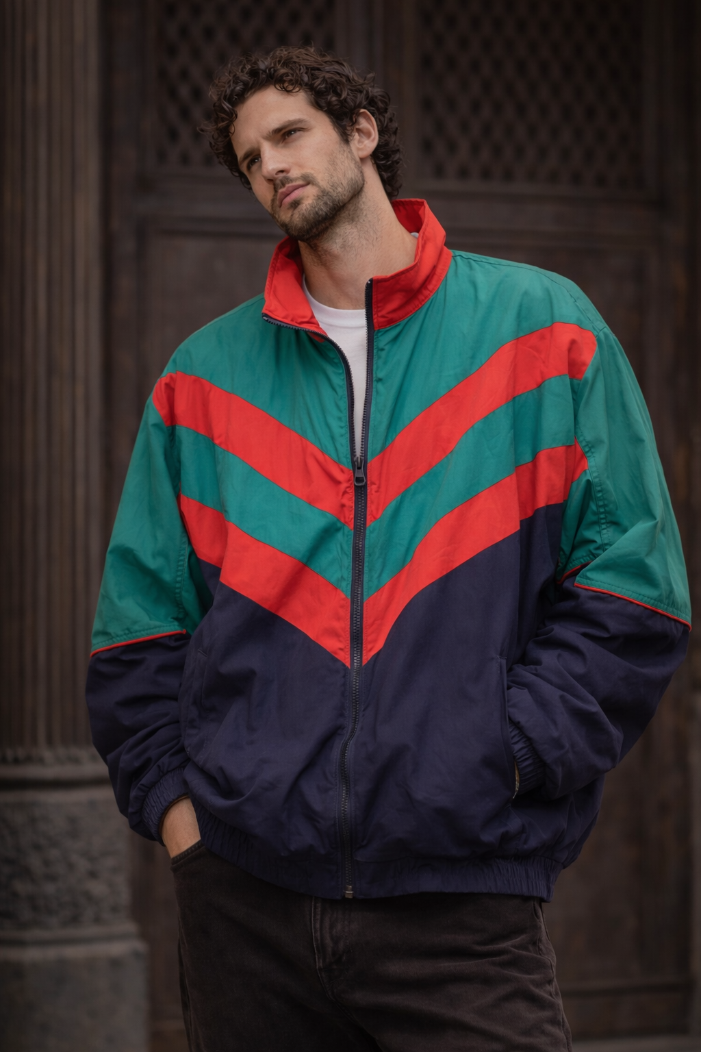 90's Oversize Spor Ceket