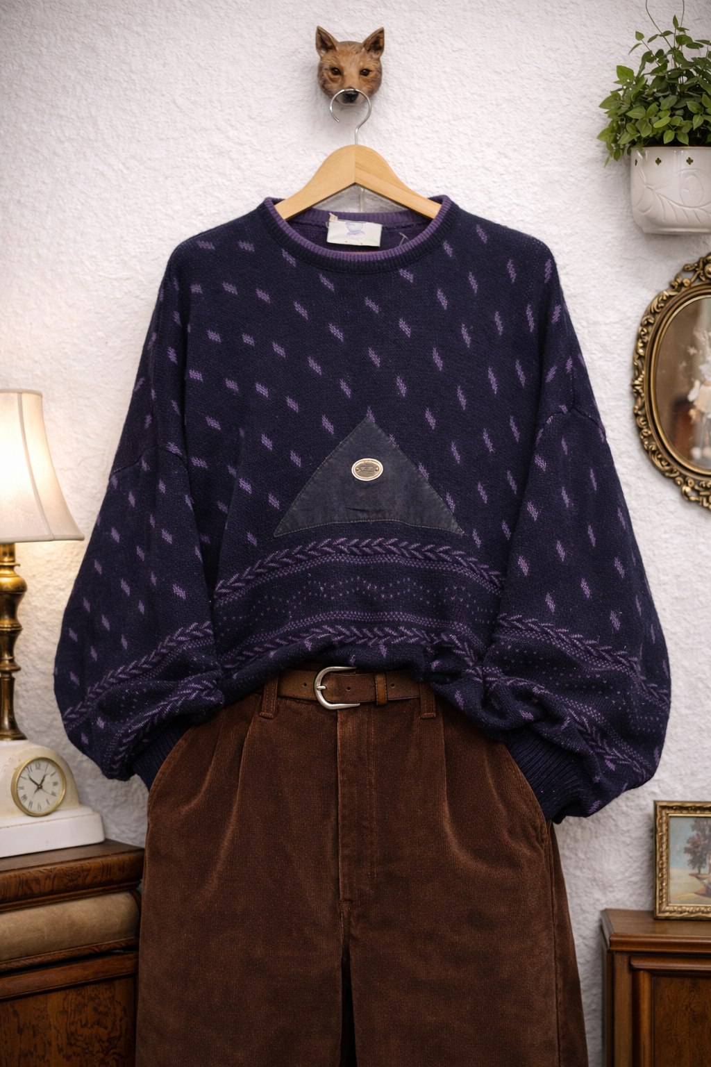 90's Purple Oversize Kazak