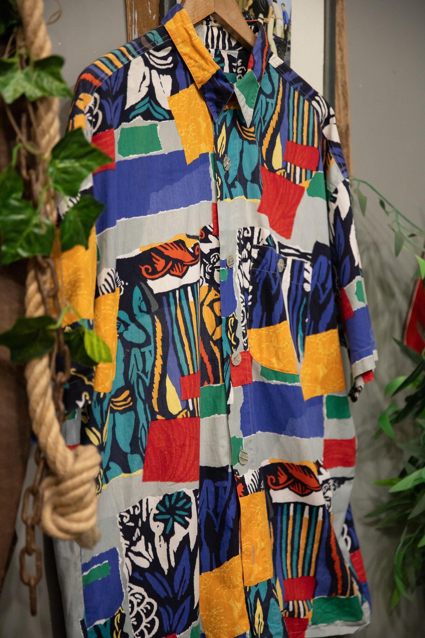 90s Salaş Etnik Gömlek