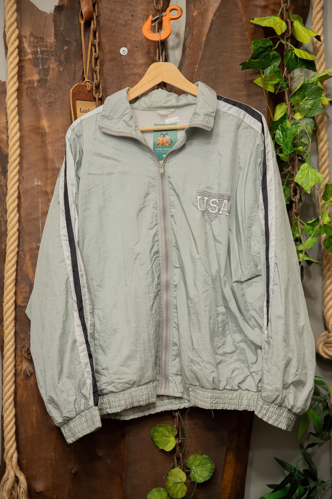 90's Silver USA Nakışlı Ceket
