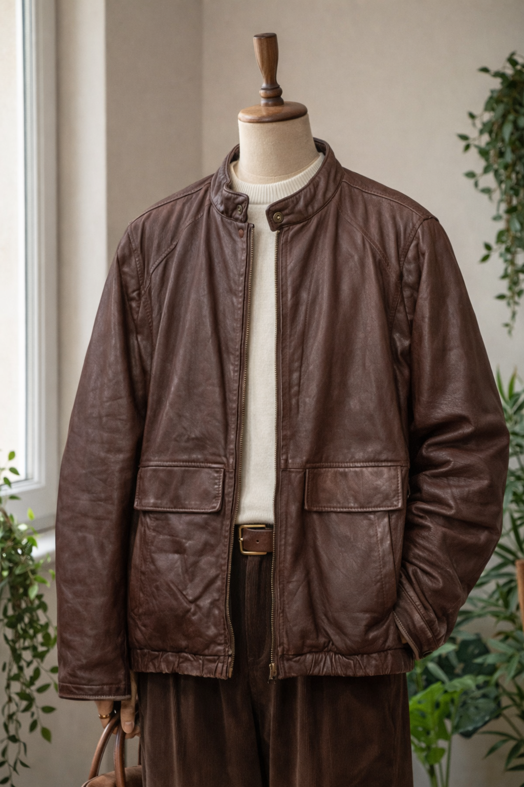 Acı Kahve Classic Deri Ceket