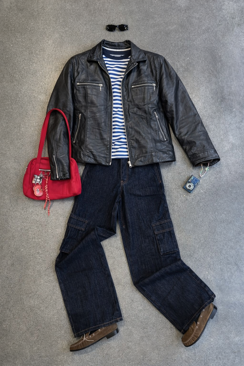 American Biker Deri Ceket