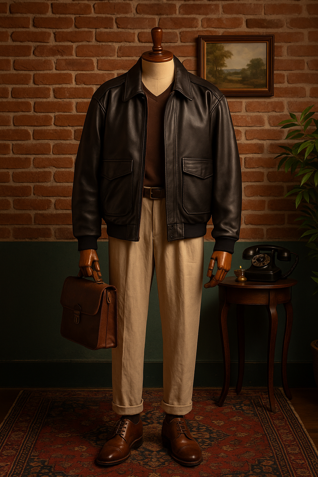 American Bomber Deri Ceket