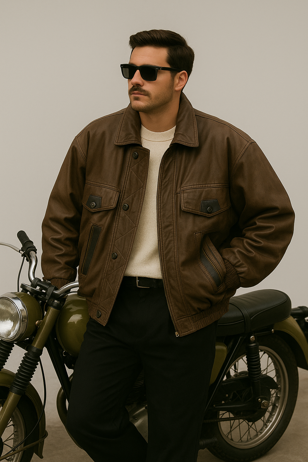 American Bomber Model Deri Ceket