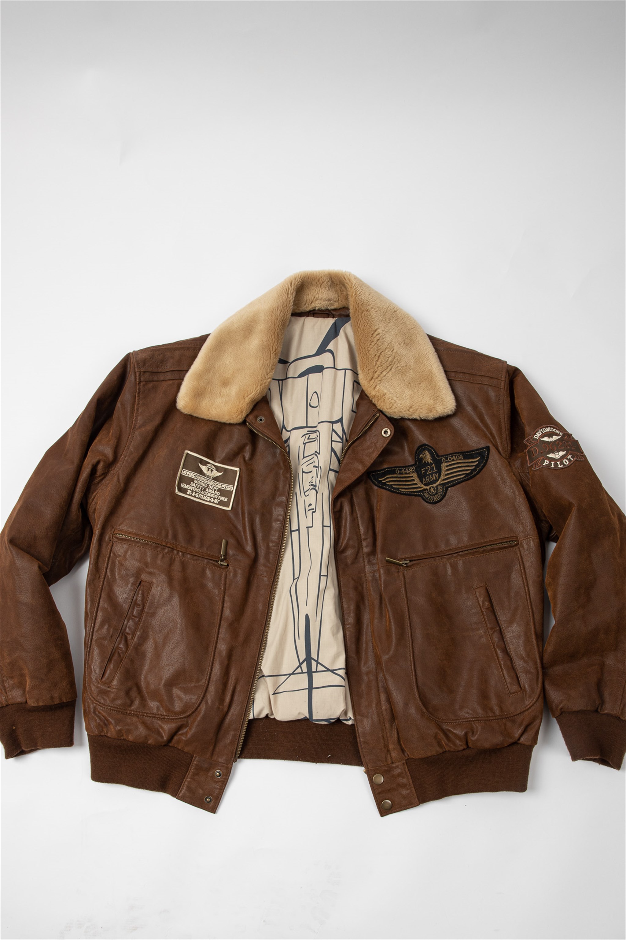 American Vintage Pilot Leather Jacket