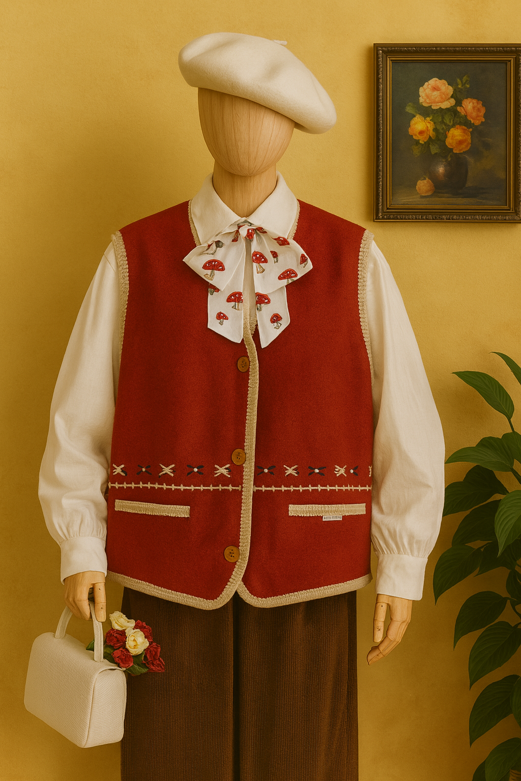 Austrian Bavyera Cherry Yelek
