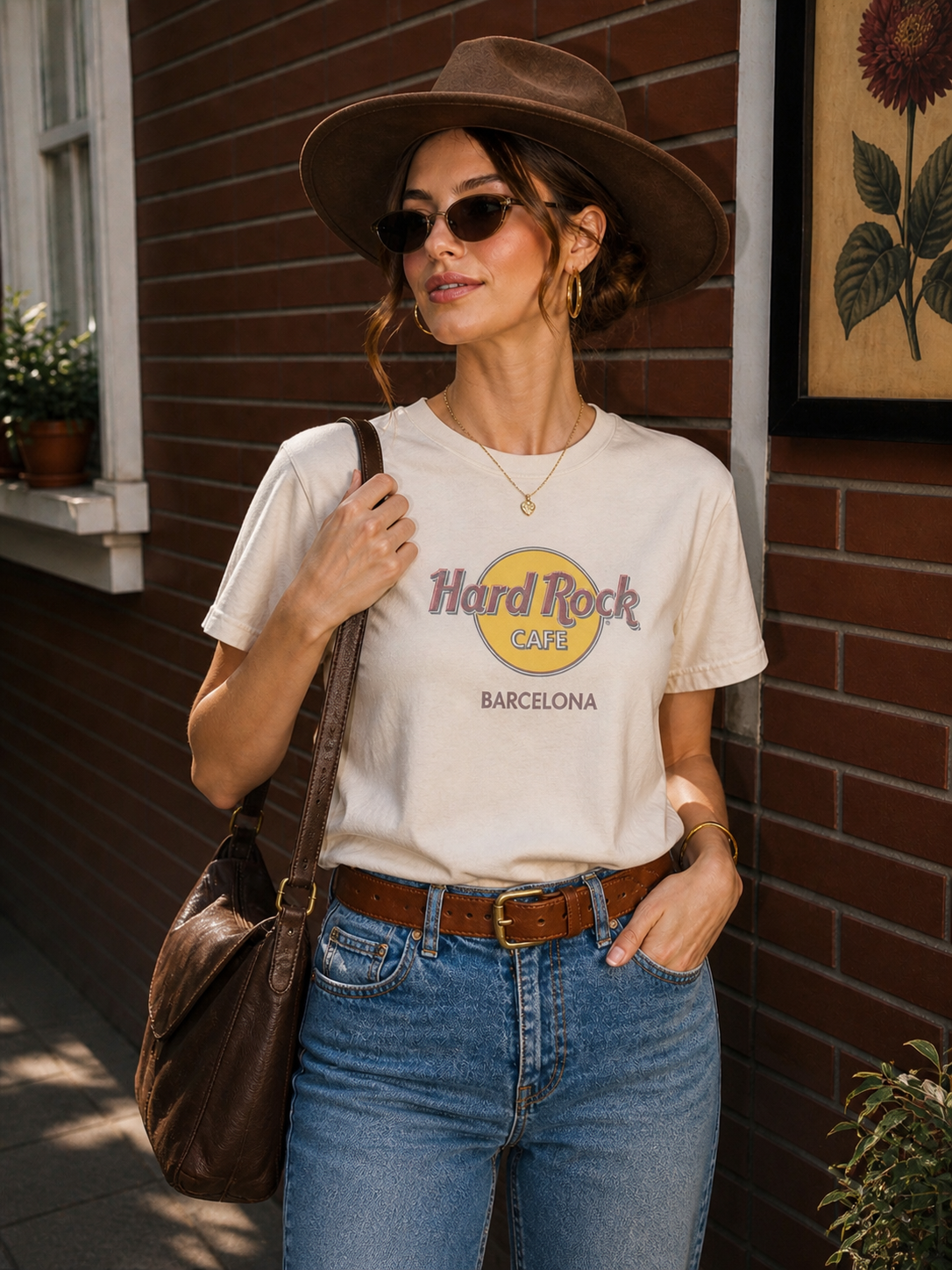 Barcelona Hard Rock Cafe Tişört