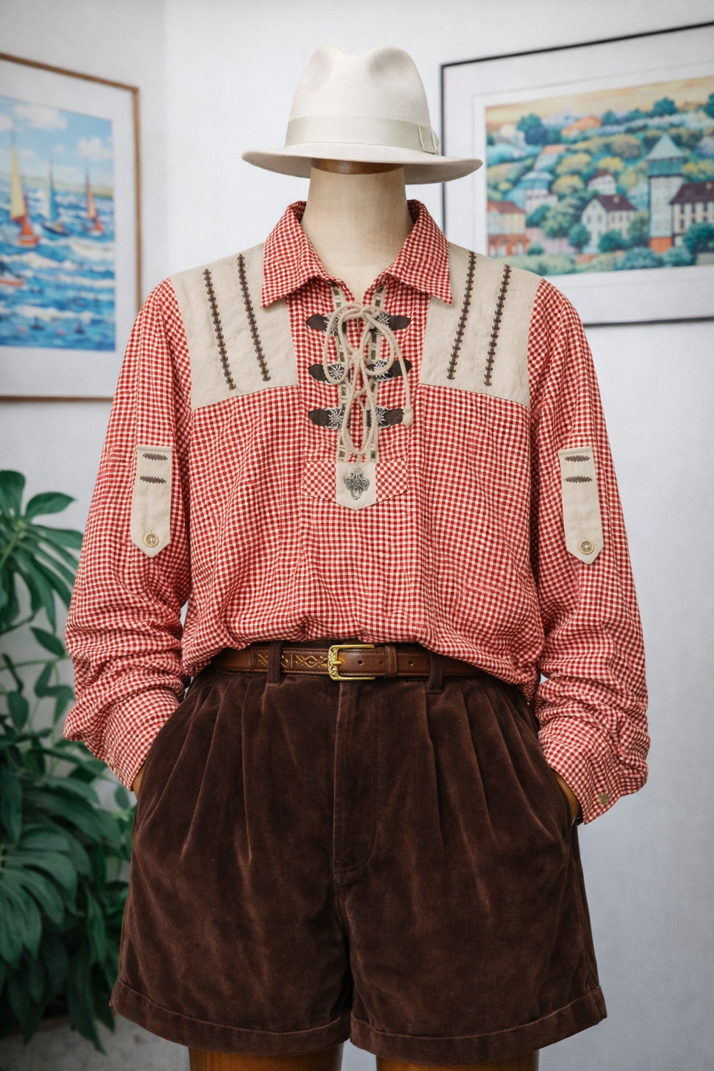 Bavyera Austrian Ekoseli Gömlek