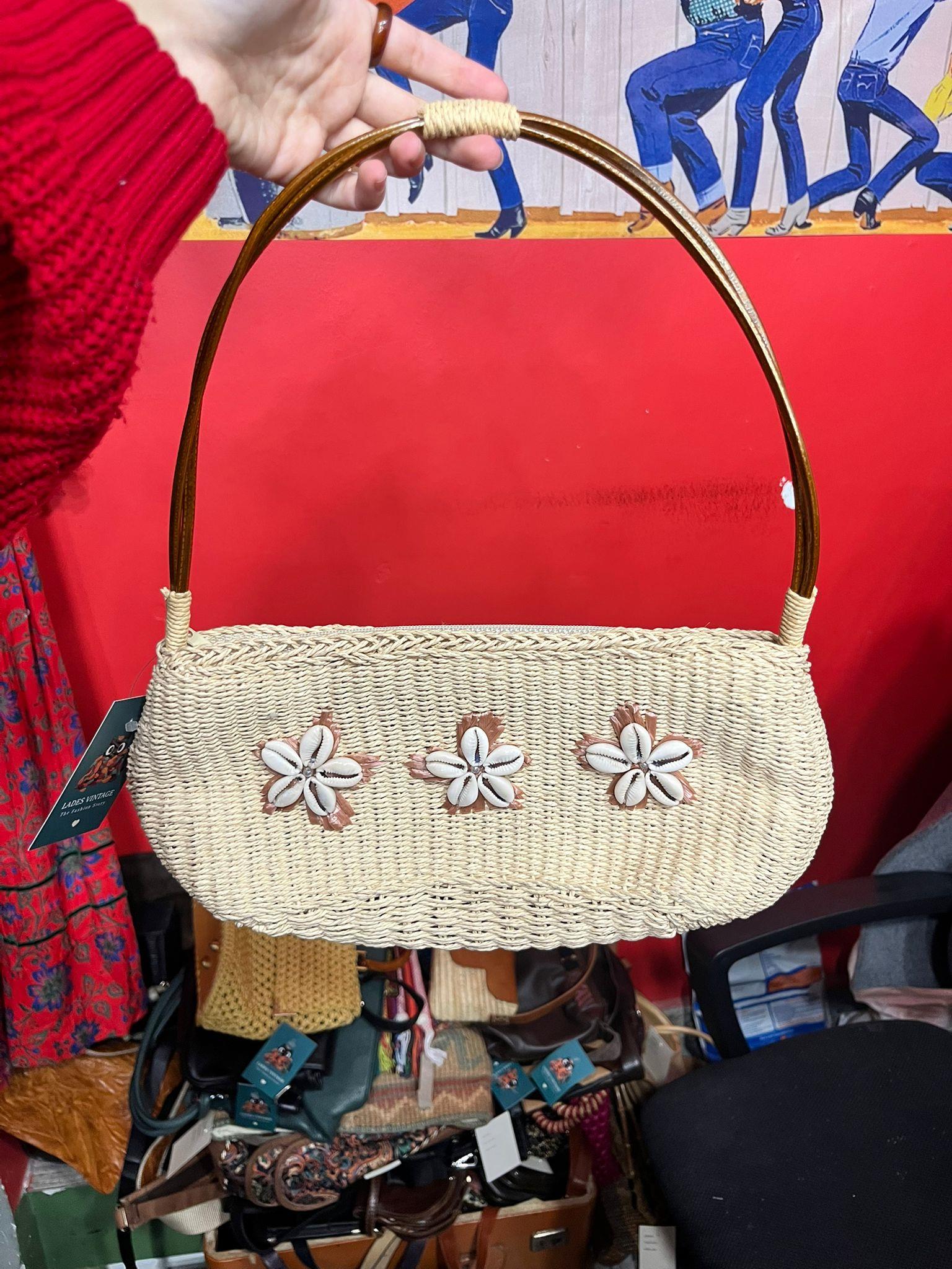 Boho Summer Hasır Baget Çanta