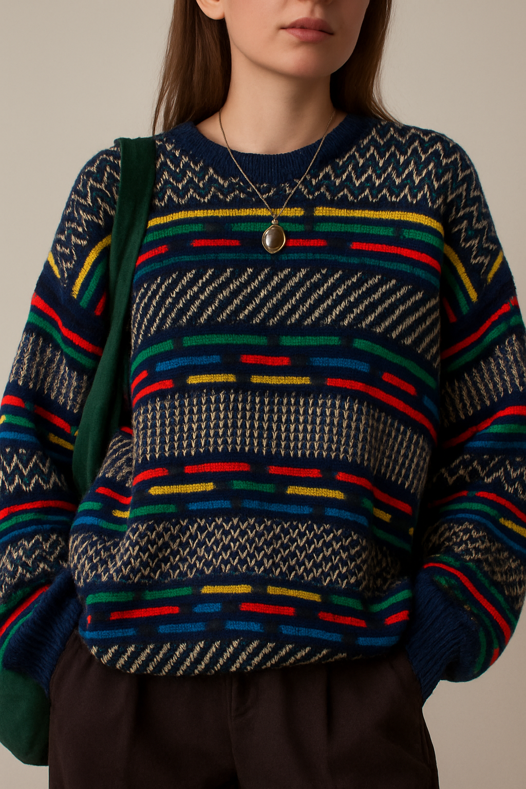Bold Knit Salaş Örme Kazak