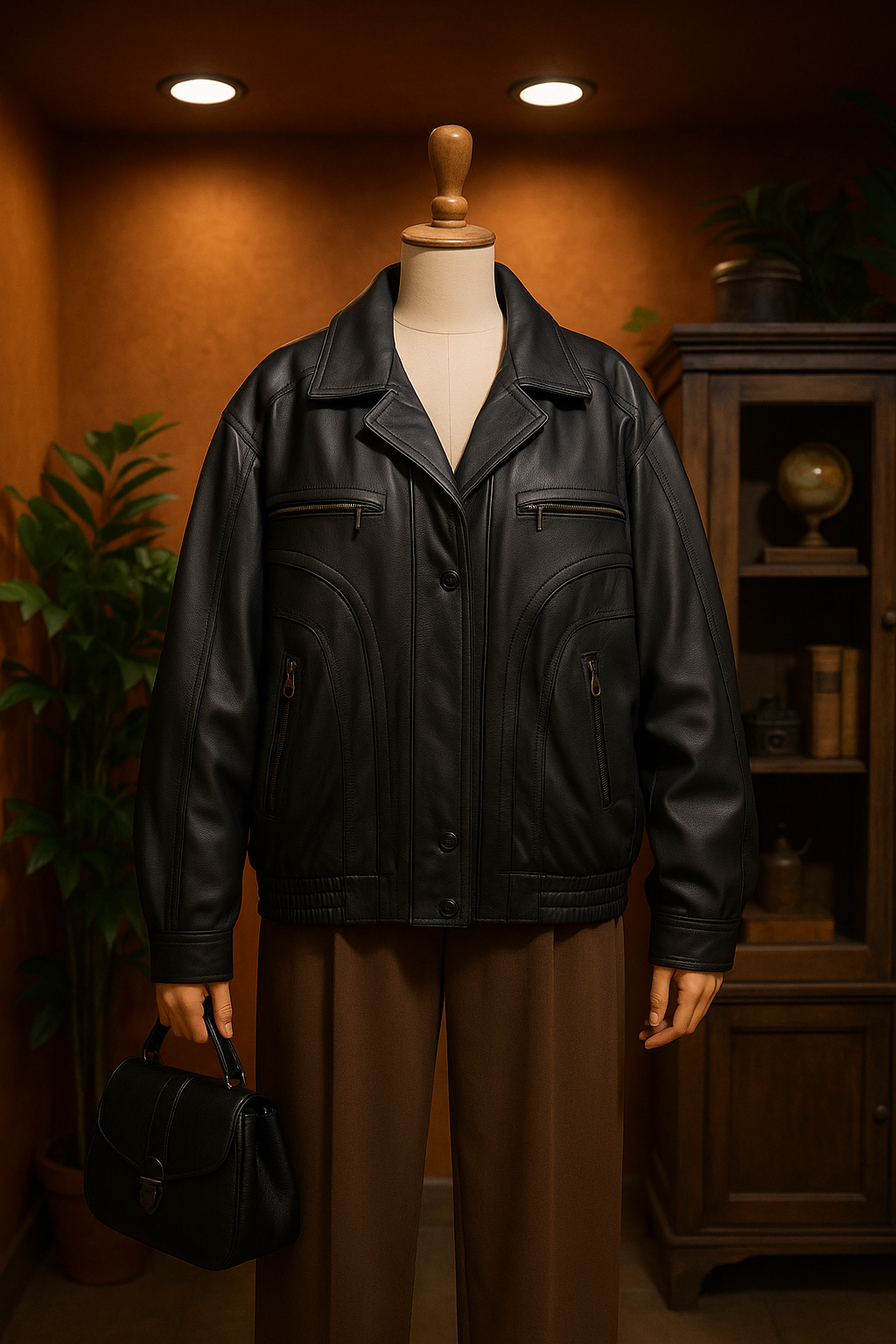 Bomber Classic Deri Ceket