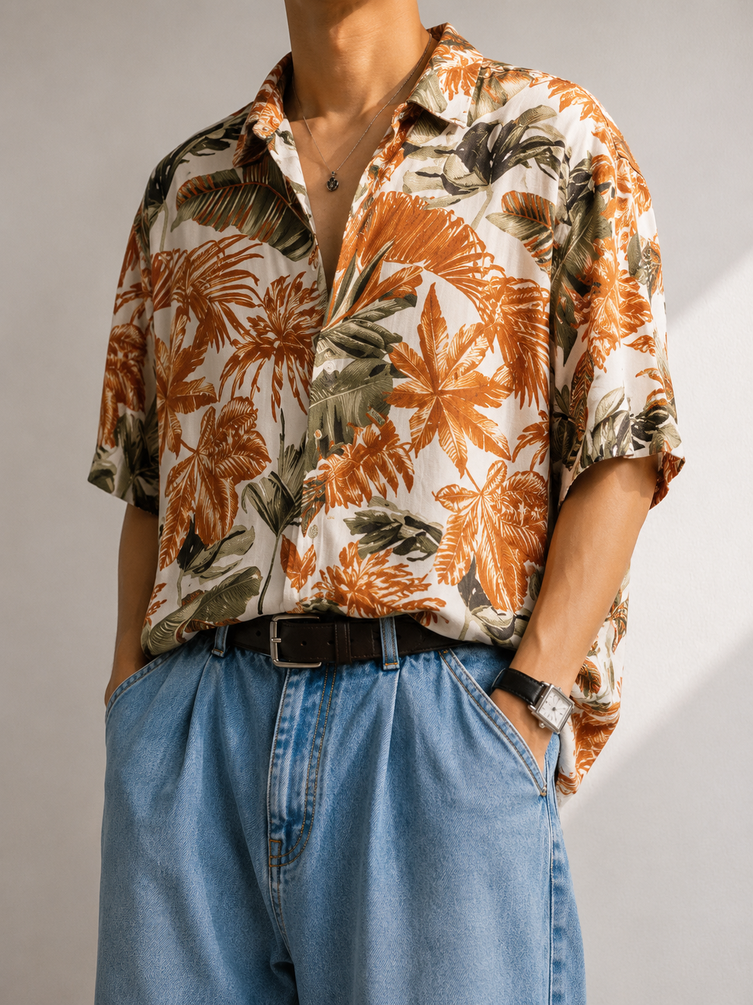BREEZE Salaş Hawaii Gömlek