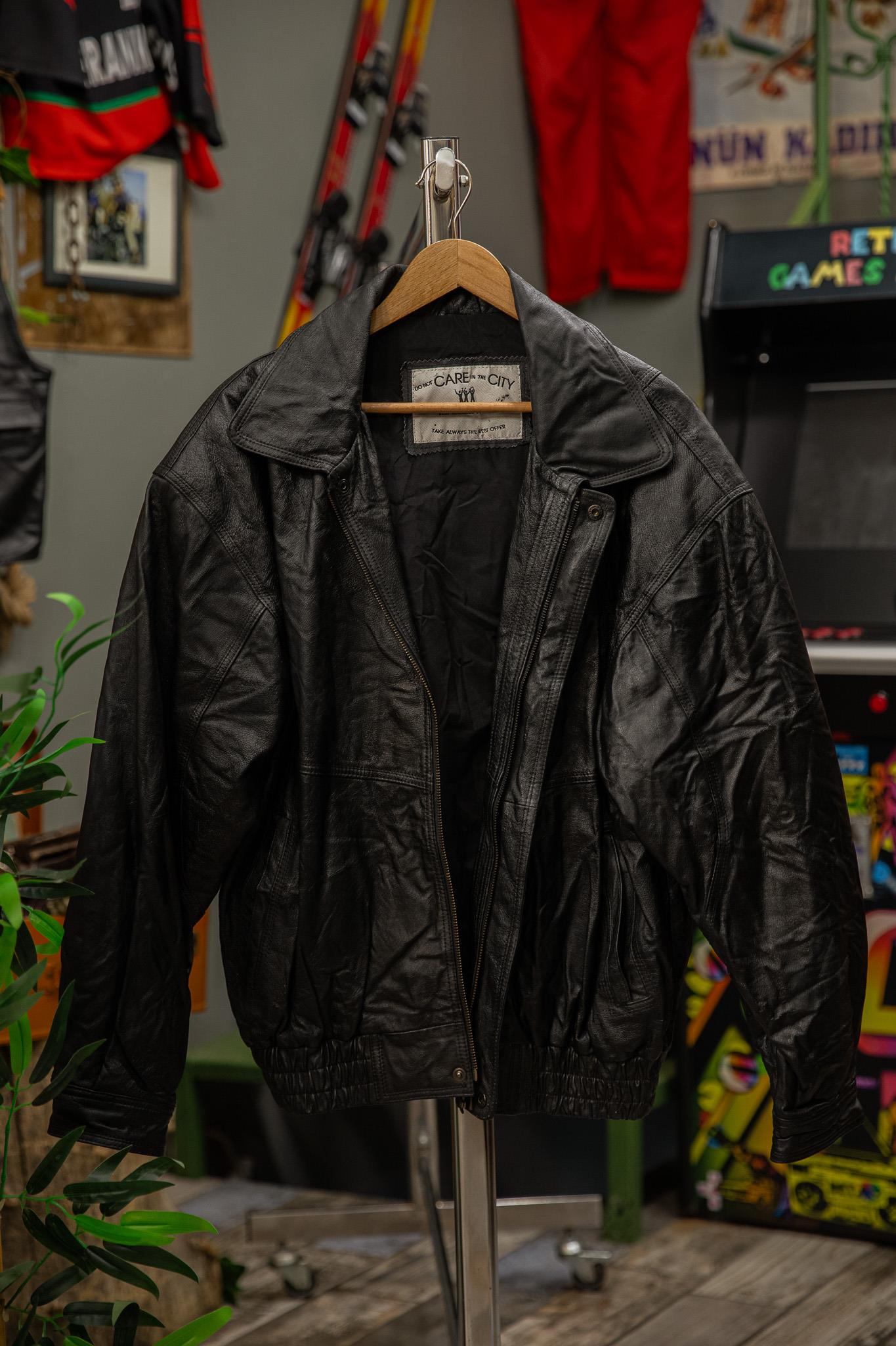 CARE IN THE CITY Bomber Deri Ceket