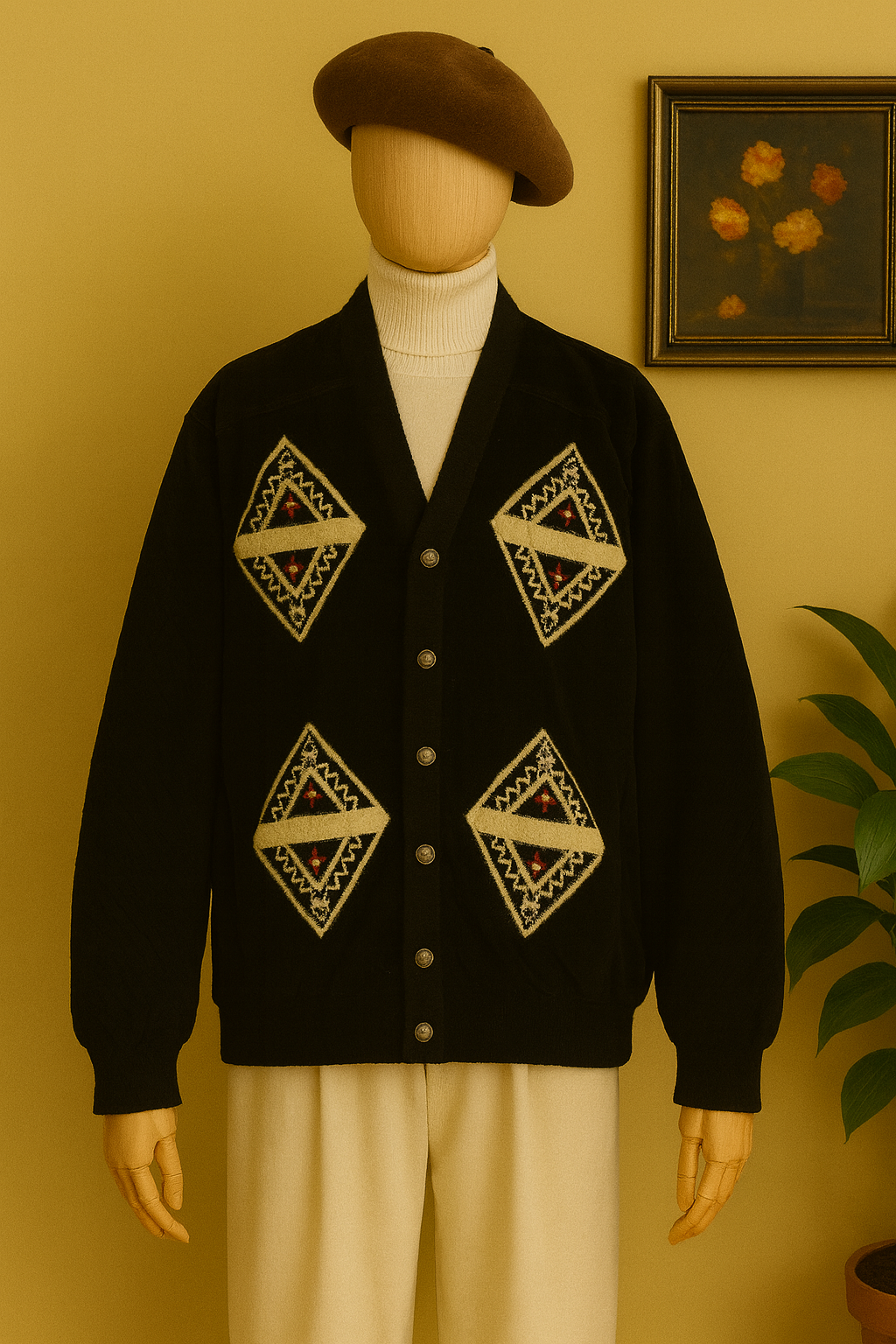 Classic Etnik Ceket-Hırka