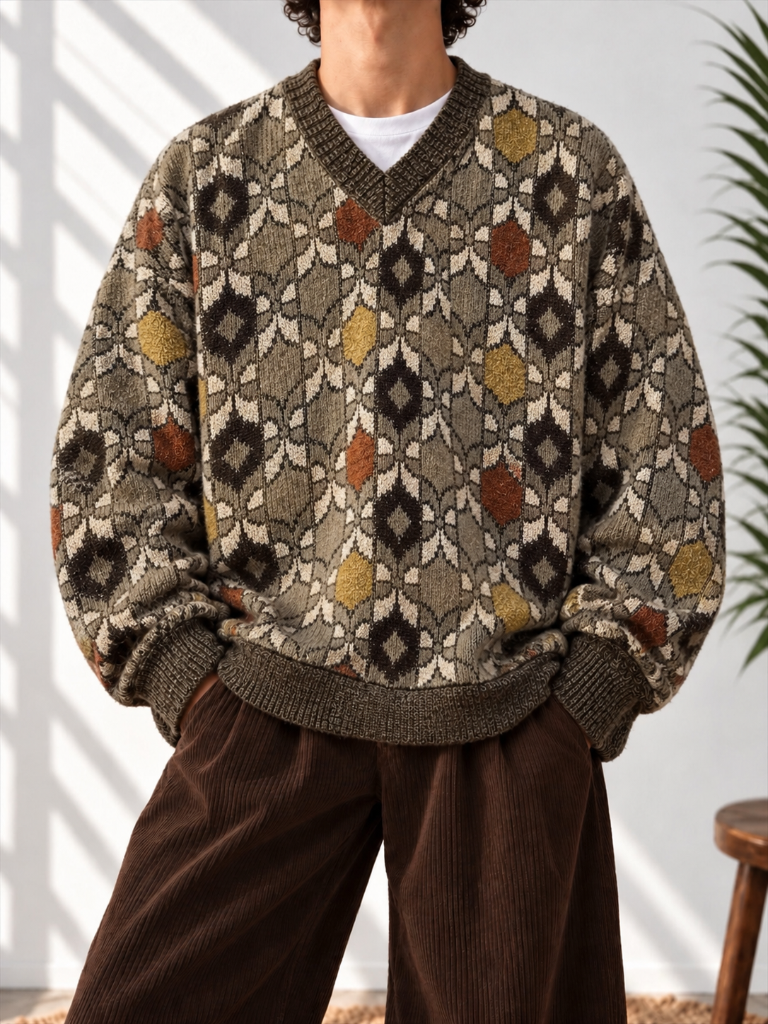Earth Tones Nordic Kazak