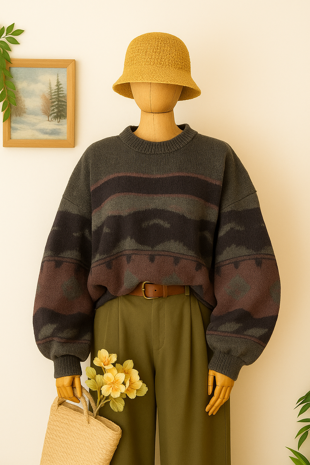 England Pull Wool 90's Kazak