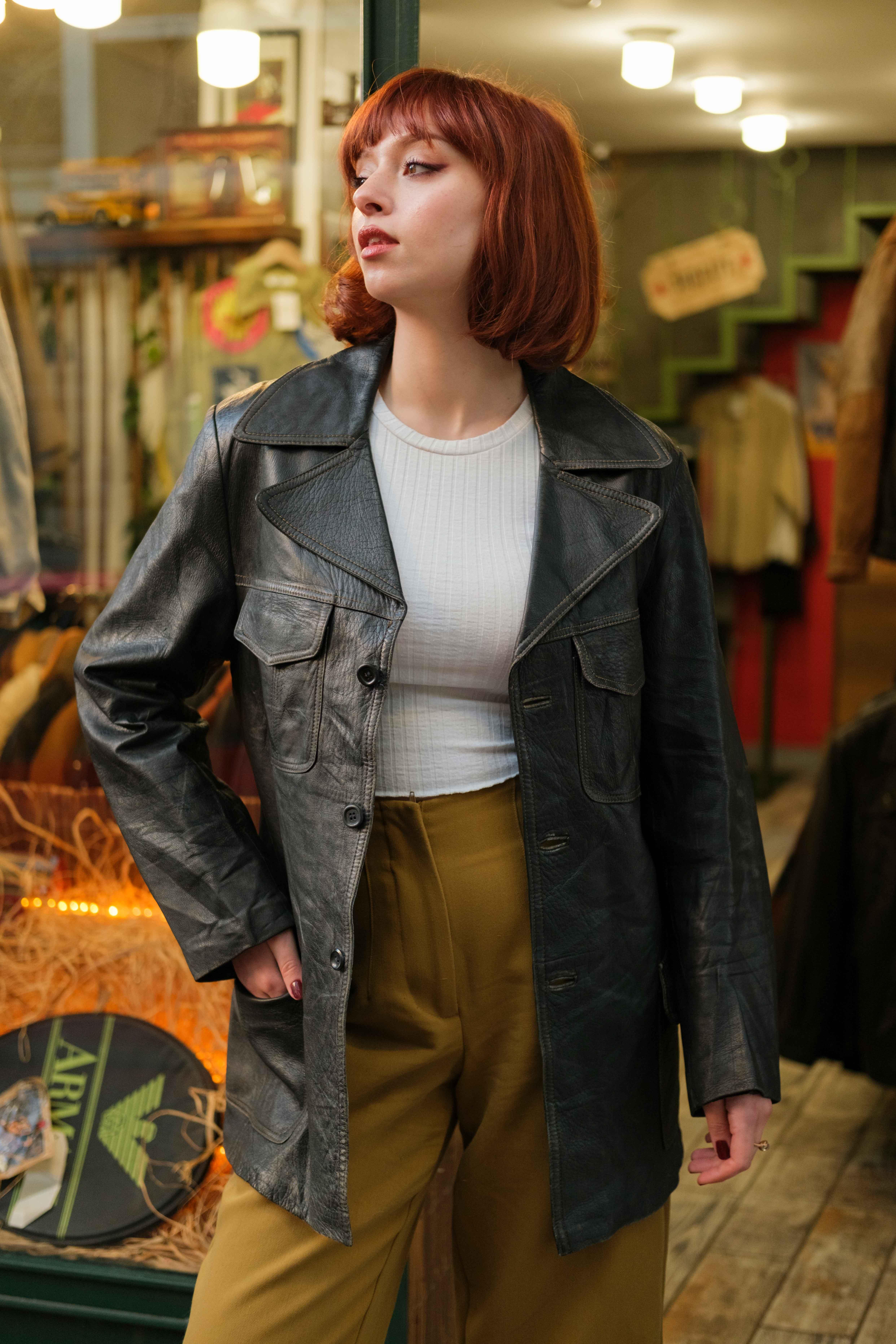 ESKİTME VİNTAGE KADIN BLAZER CEKET