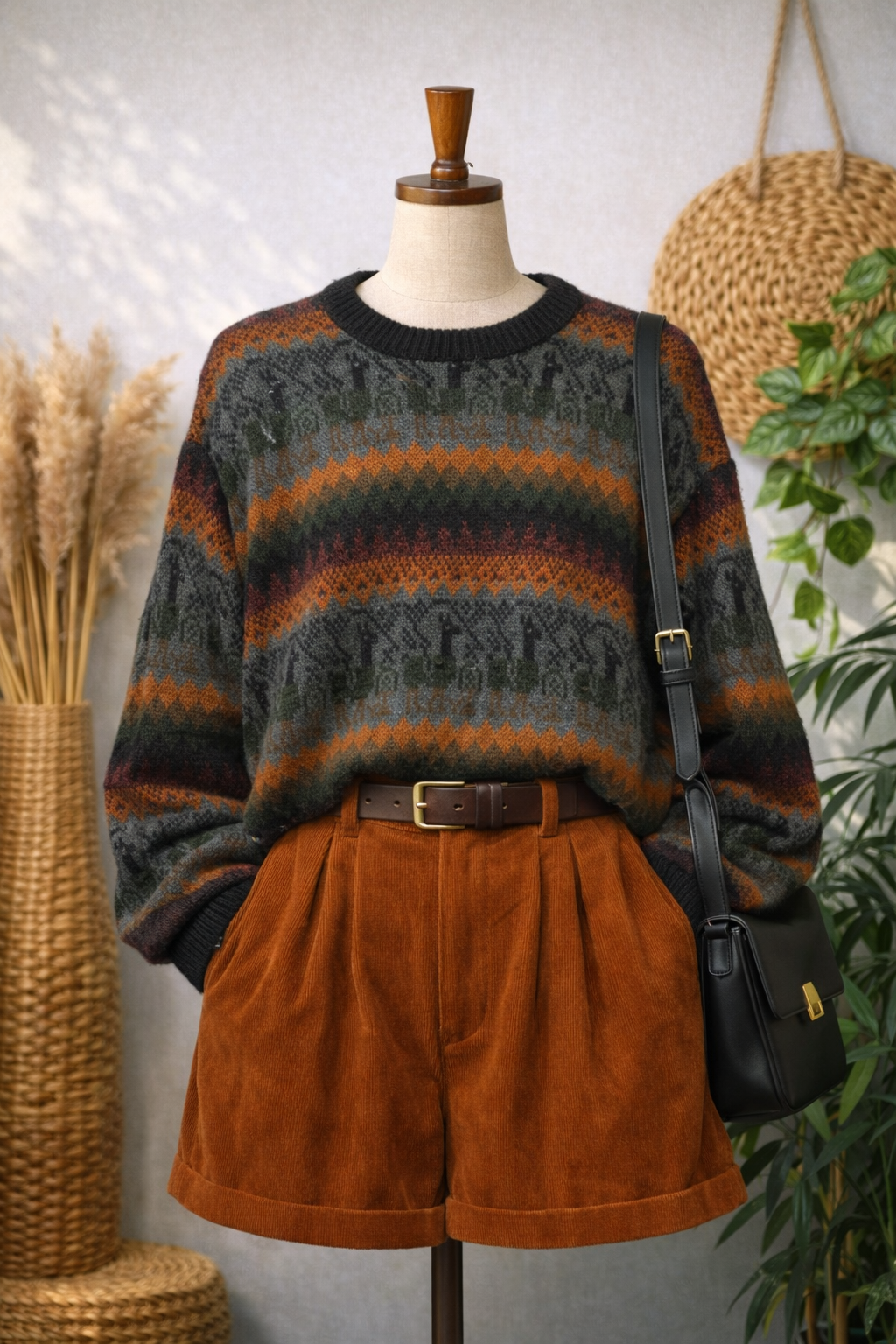 Etnik 90s Nordic Oversize Kazak