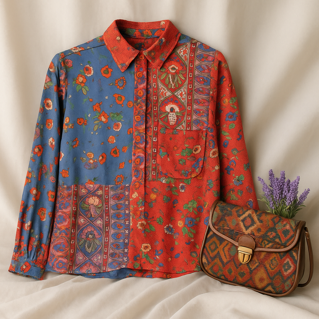 Etnik Paris Kadın Gömlek