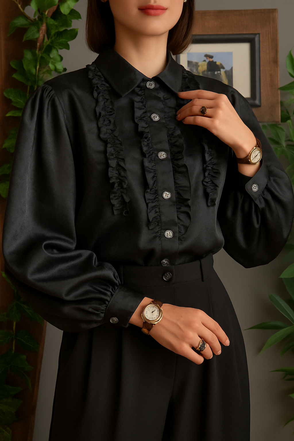 Germany 90s Kadın Gömlek