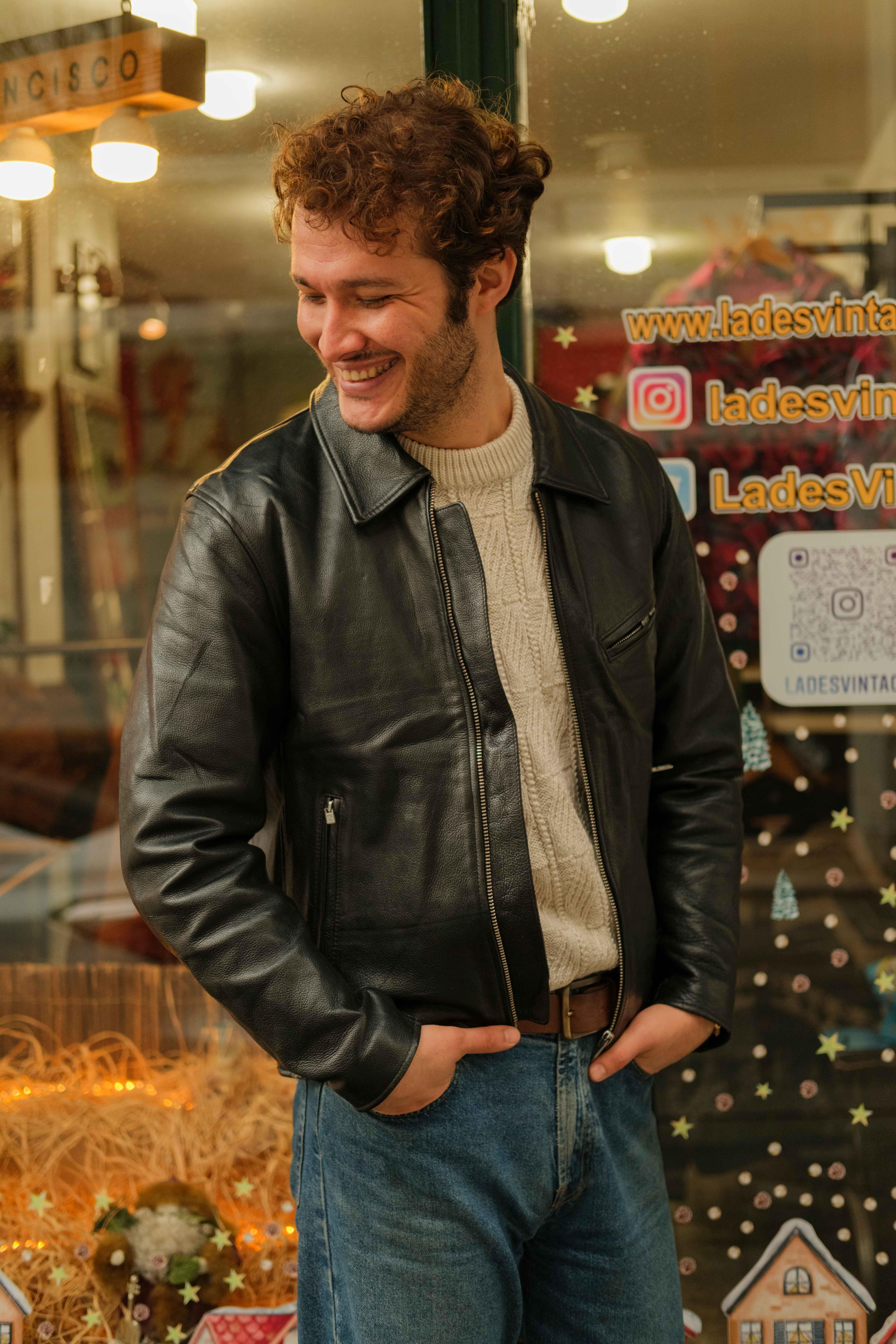 HIGHWAY BIKER DERİ CEKET