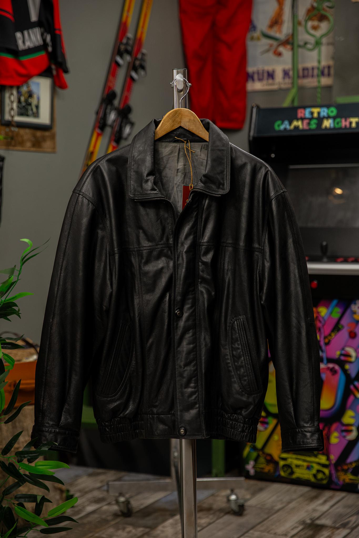 İtalian Bomber Model Deri Ceket