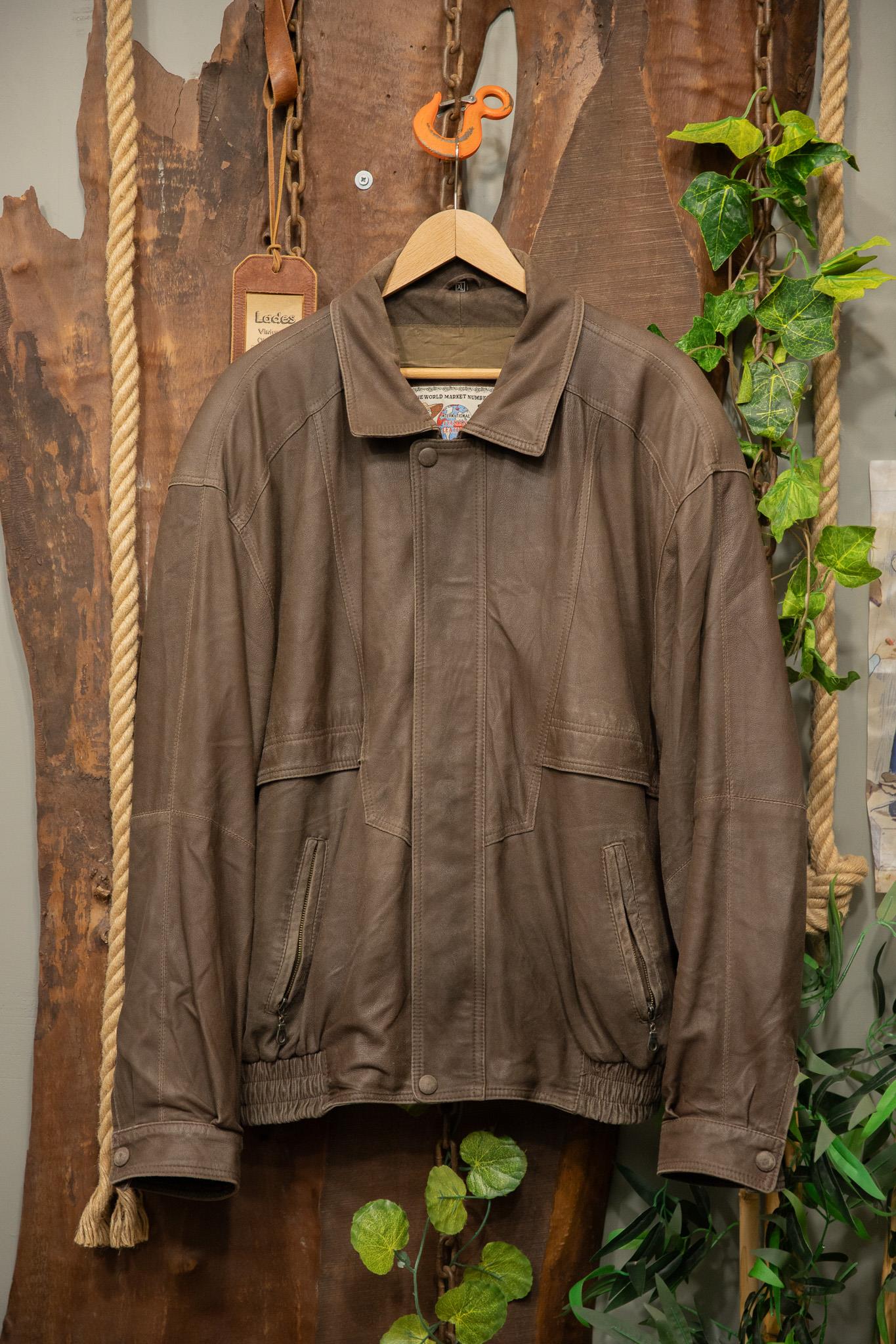 Italian Two-Tone Bomber Deri Ceket