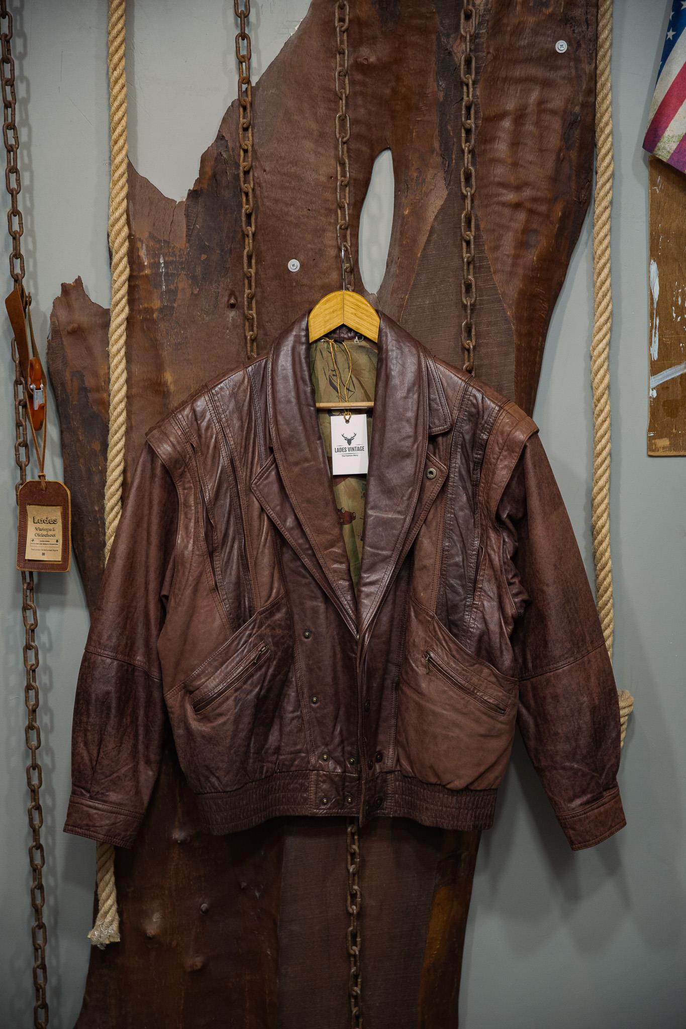 ITALIAN VINTAGE UNISEX DERİ CEKET