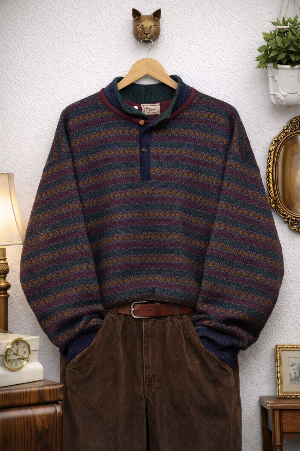 Italy Force10 90's Wool Kazak