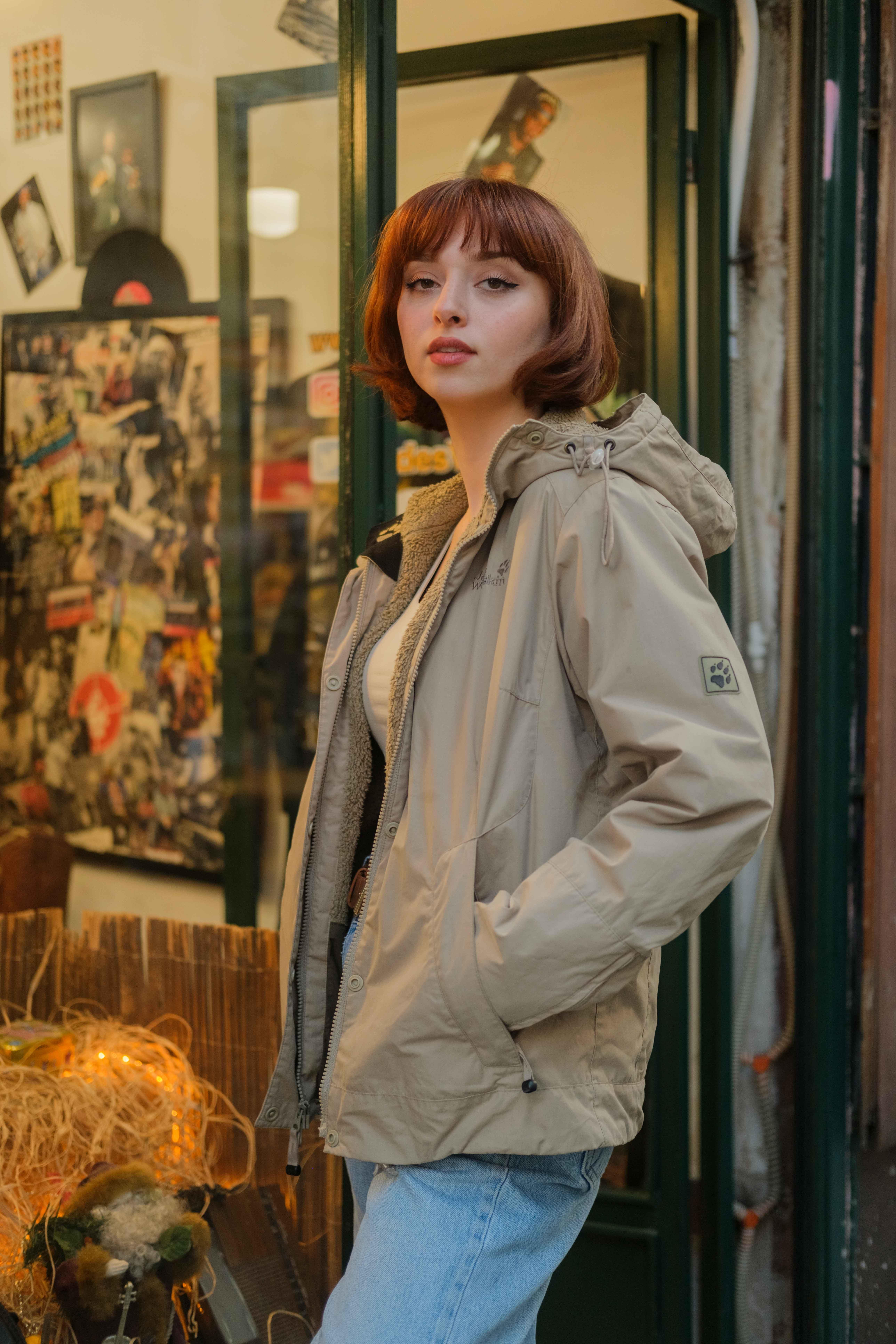 Jack Wolfskin Kürklü Unisex Mont