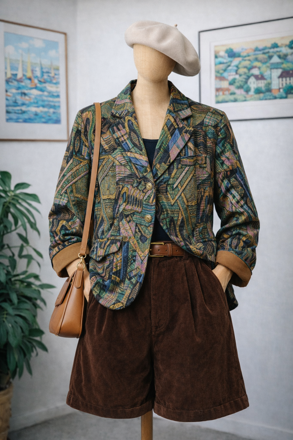 Jazz 80s/90s Goblen Ceket