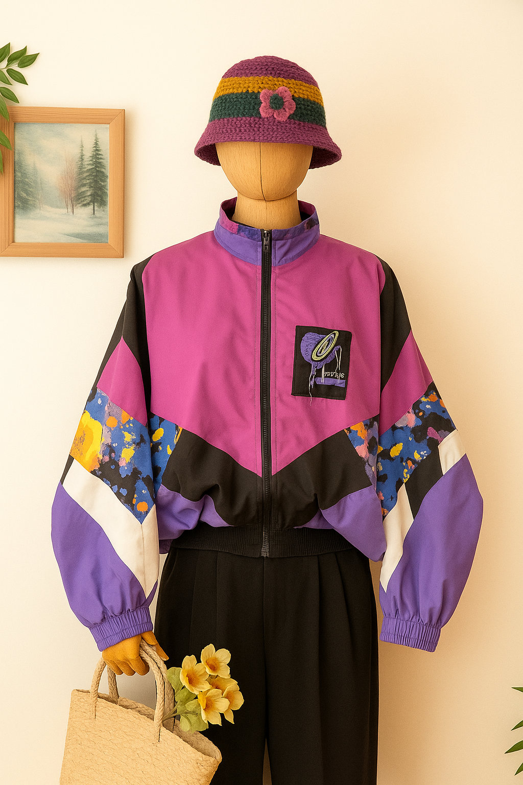 JOOLA 90's Renkli Ceket